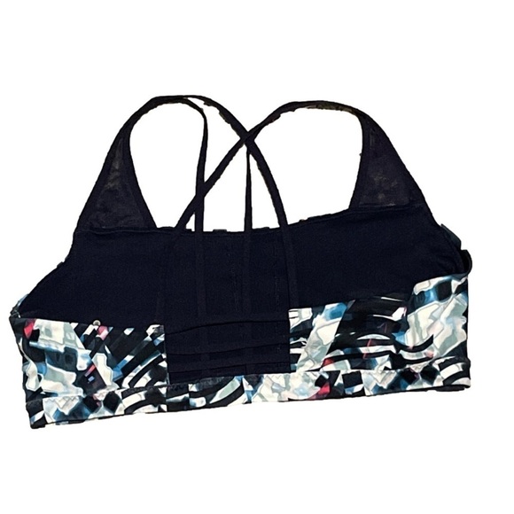 🌲 🎄 Athleta HP Printed Strappy-Go-Lucky Bra - Picture 3 of 3
